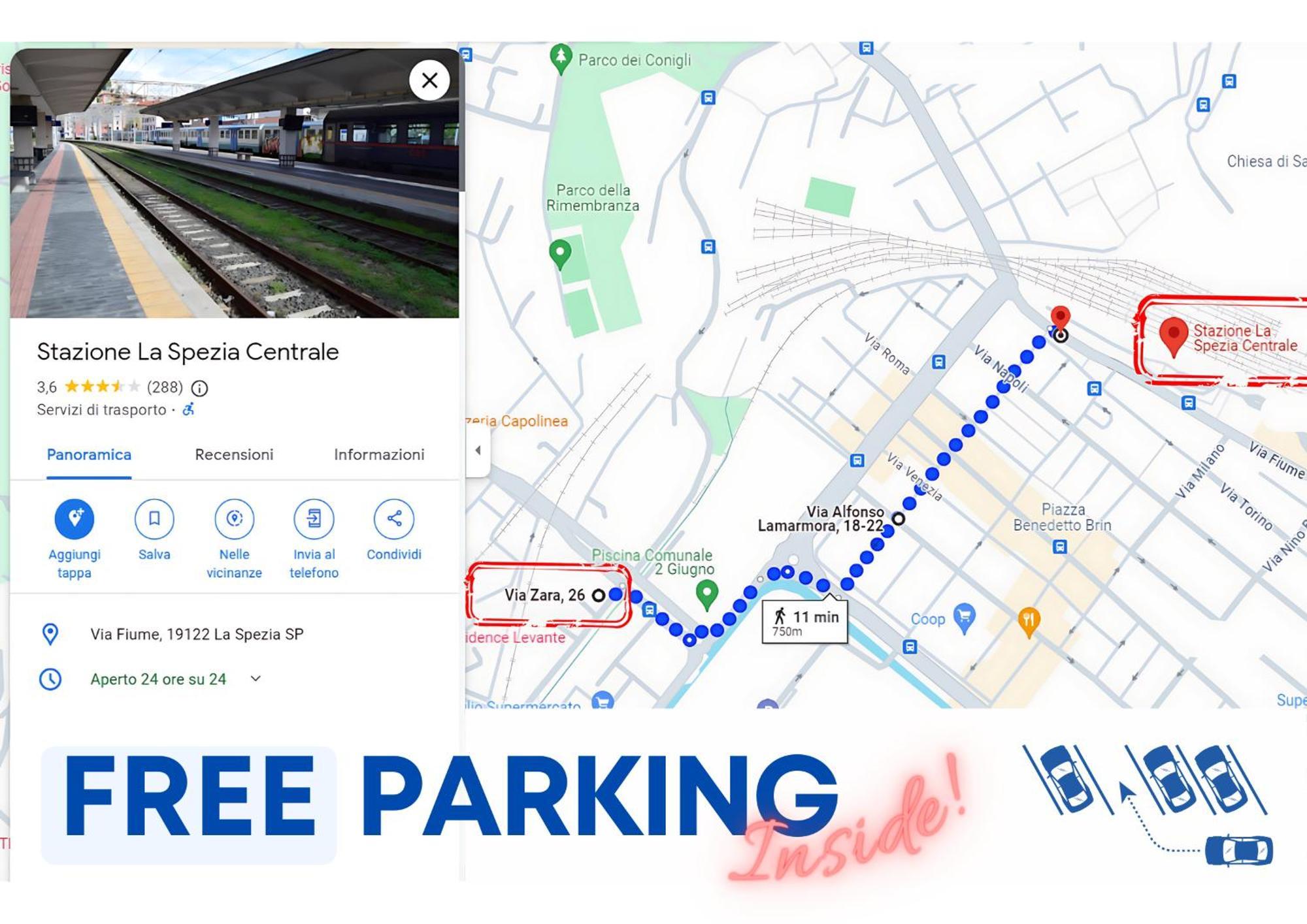 Lombardo'S Family - Free Private Parking 700M From The Station! Apartment ลาสเปเซีย ภายนอก รูปภาพ
